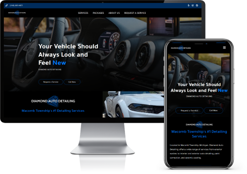 Shot of diamond detailing